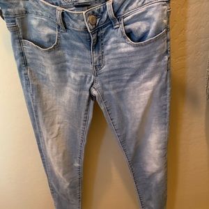 AE low rise skinny jeans